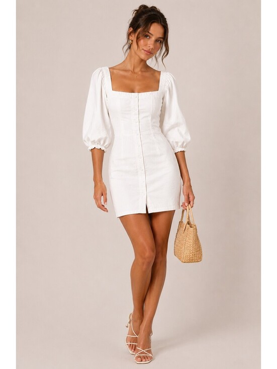 DANIELLE BERNSTEIN Dresses & Skirts - Danielle Bernstein puff sleeve mini
